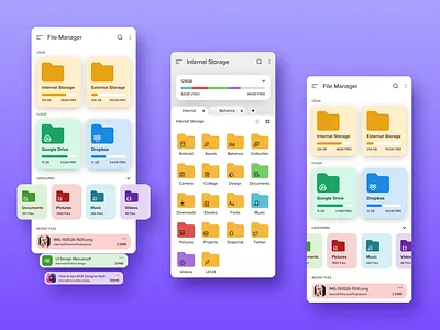 File Manager 📁 app appdesign appui appuidesign design ui uidesign uidesigner uitrends uiux ux uxdesigner
