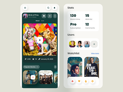 Movie Mobile UI app application banner broadcastwebdesign landing page mobileapp movie poster movie responsive movie website responsive design responsive website ux web webapp webdesign website