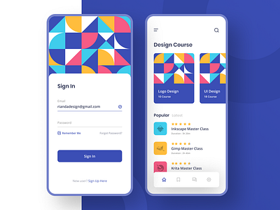 Design Course Mobile App app app design apps course e courses app design ecourse mobile ui rianda rianda design ui ui design uidesign uitrend uiux