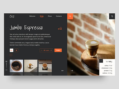 Cafe Website UI/UX Concept daily ui dailyuichallenge design ui ui inspiration uidesign uiux design uiwork userexperience userinterface ux ux design webdevolpment