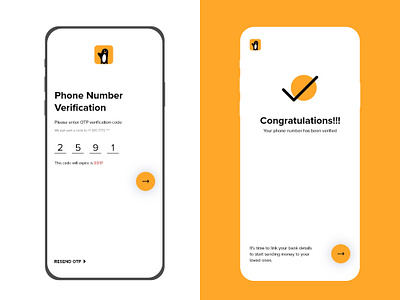 Verification screen animation app branding clean clean ui design flat logo minimal minimalist modern design ui ui design ux ux design