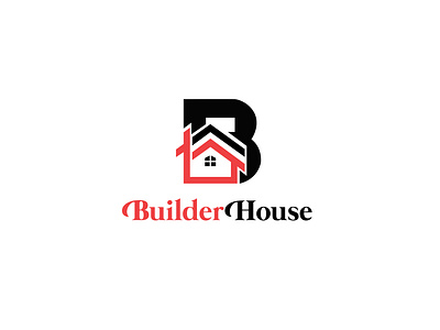 Builder house logo app behance brand logo branding design dribbble graphics design icon illustration logo logo design minimal modern logo type typography ui unique logo ux vector