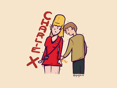 charlie x drawing episode fanart illustration star trek startrek tv