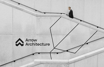 Arrow Architecture branding branding design design design art elegant graphic design logo simple simple design typography