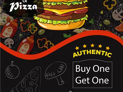 Fast food Post Design awesome banner beautiful delicious design fastfood post poster socialmedia