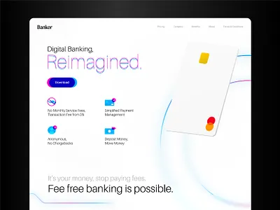 Bankor branding clean design illustration minimal ui user center design user experience design user inteface web