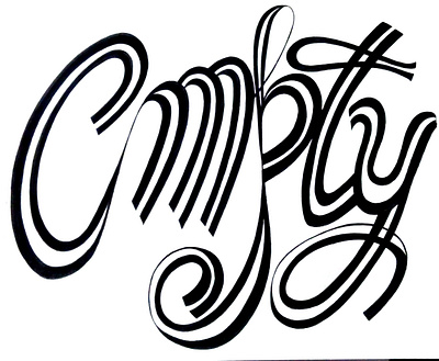 Empty art brush lettering brush pen calligraphy and lettering artist digital art digital design digital illustration graphic design hand lettering typogaphy typography art typography design