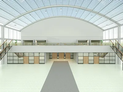 Scene Renders: Convention Hall 3d convention hall renders room