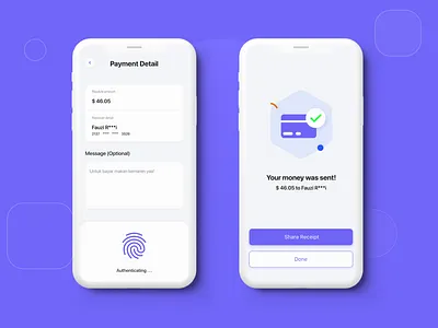 Smart Card Idea - Easier money transaction [Part 2] app card clean design icon illustration ios minimal mobile modern money purple ui ux