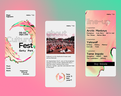 Event Festival acid app art branding concert concert poster design festival illustration liquid logo mobile typography ui ux