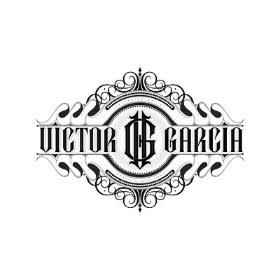 LETTERING LOGO - VICTOR GARCÍA design illustration logo typography vector