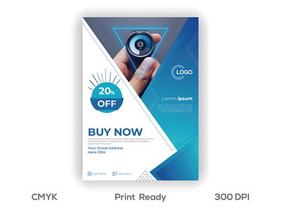 Flyer Design Design 300dpi a4 best concept black branding branding design business businessflyer clean cmyk creative design flyerdesign gdrithik layered logo print ready simple design usemultipurpose white