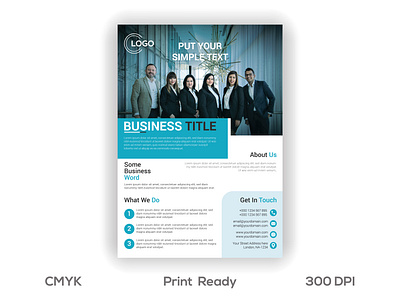 Corporate Flyer Design 300dpi best concept black blue branding branding design business businessflyer clean cmyk colorful corporate flyer design creative creative design flyer design layered logo print ready simple use multipurpose