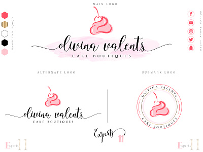 Divina Valents brand design branding branding kit design logo logo design luxury brand proffesional logo unique logo design