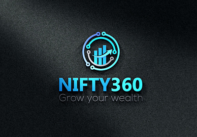 Grow your wealth app black blue brand brand identity branding character clean color concept creative landing page lettering logo logo animation logo design logo design branding logo designer logo mark logotype