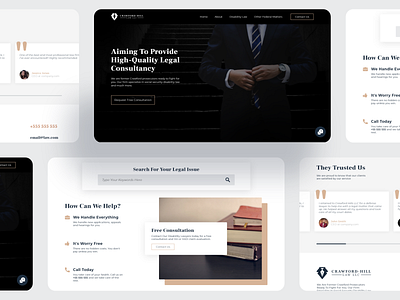 Law firm website design customer design firm form home homepage info law law firm lawfirm ui web web design website website concept
