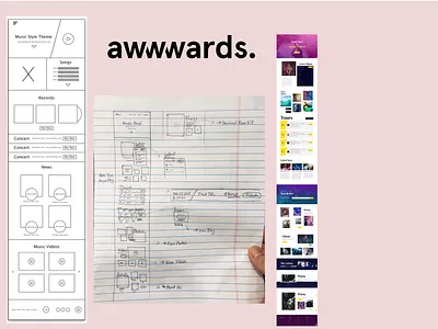 Themify Music Link In The Description awwwards design graphic design ui ux web web design website website design