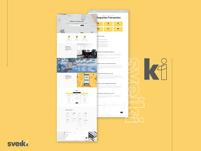 Sveiki web branding design figma illustration ui ux vector website