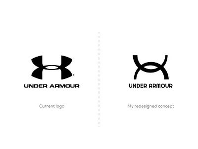 Under Armour logo redesigned brand logo business logo flat logo great logo logo logo design logodesign minimalist logo modern logo professional logo redesign redesign concept redesigned