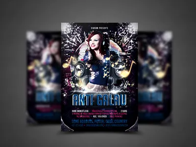 Anti Galau Flyer Template a4 abstract ad advert advertising annual background ball banner blank book booklet brochure business card catalog circle