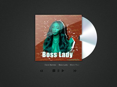 boss lady single cover mockup album cover design cover art design graphicdesign illustration mixtapecover music