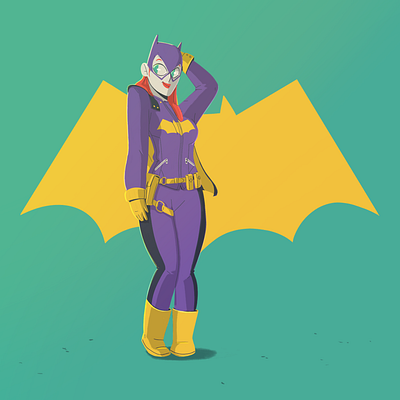 Batgirl 2d batgirl batman character illustration yimbo