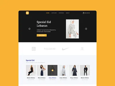 Hefa Store UI design minimal ui web webdesign website