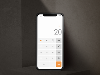 Calculator - DUI 004 004 appdesign challenge dailyui dailyui 004 dailyui004 dailyuichallenge design ui uidesign uxdesign webdesign