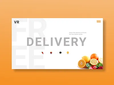 Free Delivery - Promotion Page animation art design graphic design illustration logo ui ux web website