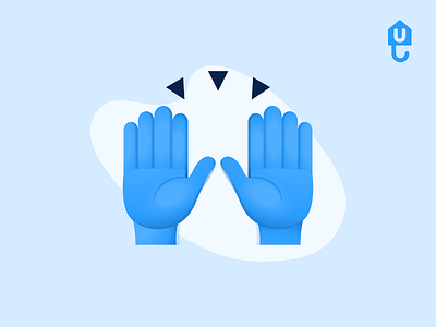 Raising hands in celebration celebrate celebration emoji guarantor hands icons illustration insurtech landlord product design proptech raising hands renter unkle vector