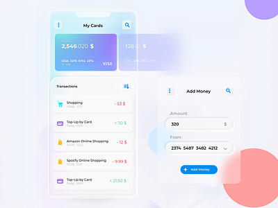 Money Management figma fluent fluent design money money app money management neumorph neumorphic neumorphic design neumorphism newdesign ui ui design