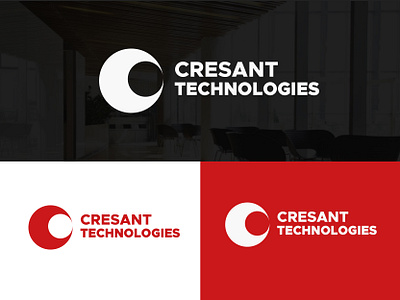 Cresant Technologies Logo concept branding creative design follow me illustration illustrations inspiration logo logos photoshop