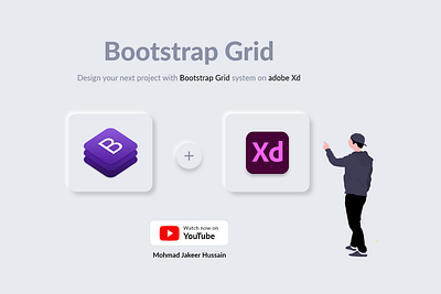 Bootstrap Grid on adobe Xd app design design designer designeveryday information architecture prototyping user experience userinterface