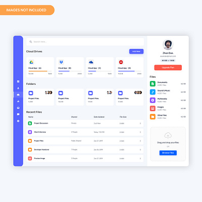 Dashboard File Management Design app branding design icon illustration logo typography ui ux vector web