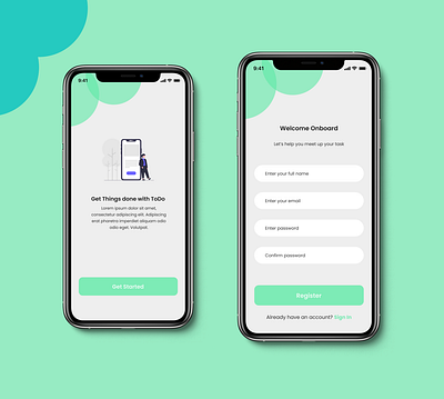 Daily UI :: 001 Sign Up app dailyui design mobile mobile app design mobile ui ux uxui