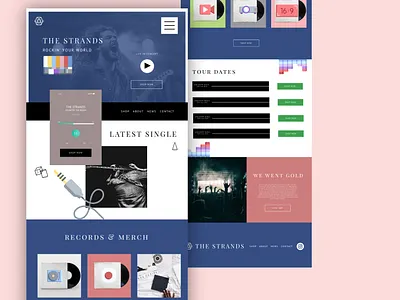 Behance Full Length Preview In Link design graphic design illustration ui ux web web design website website concept website design