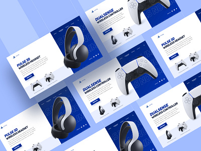 PlayStation 5 Store Web App clean controller cool modern monocrome playstation playstation5 ps5 store typogaphy ui website