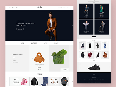 Inamra Landing Page 2020 trending branding creative design e commerce e shop fashion home page landing page trending ui ux visual design website design