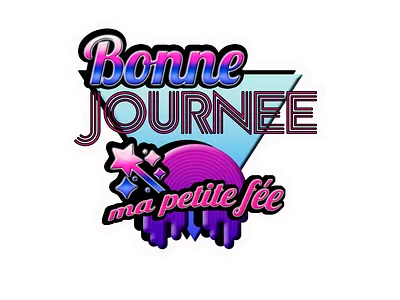 Fairy sticker illustration vector