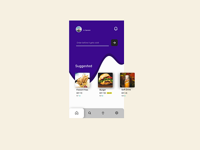 Food app design #1 app branding minimal ui ux