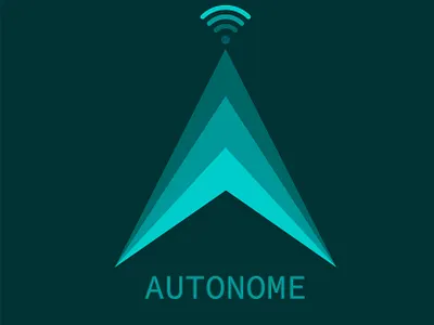 Day 5 Logo Challenge automatic design driverless driverless car flat icon illustration logo logochallenge logodesign vector