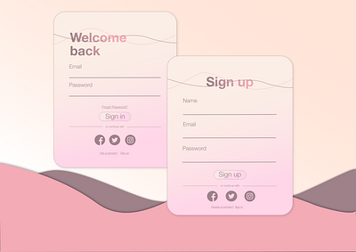 Daily UI challenge day 1: Sign up dailyui dailyui 001 design ui