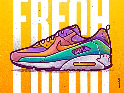 Nike | MoodStyler - Bel-Air. art character color cool creative design illustration venezuela