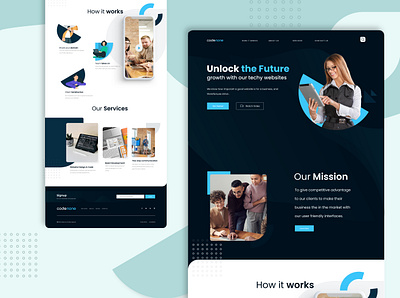 Codenone Landing Page UI adobe xd app clean home screen illustration isometric illustration landing page layout minimalism technology typogaphy ui ux user experience design user interface webdesign website website design