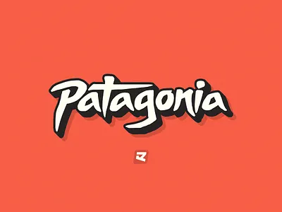 Patagonia calligraphy design font font design handlettering handwriting lettering lettering art logotype script sign painter sign painting type type design typeface typeface design typography