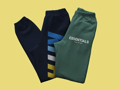 Premium Sweatpants Mockup apparel apparel design apparel mockup fear of god kith mockup mockup psd sweatpants sweatpants mockup sweatshirt