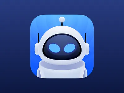 EVE Apollo Icon 3d apollo app app icon blender c4d eve icon ios iphone reddit render robot theme ui walle