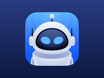 EVE Apollo Icon 3d apollo app app icon blender c4d eve icon ios iphone reddit render robot theme ui walle