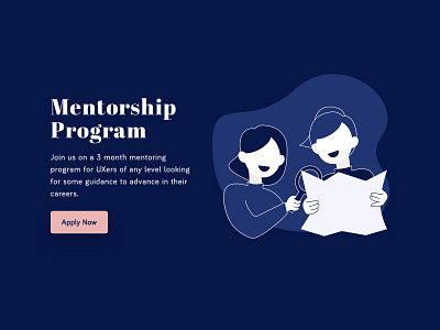 The Map blob blue girl girls illustration interface landing page magnifying glass map mentorship monochrome team teamwork together vector webdesign