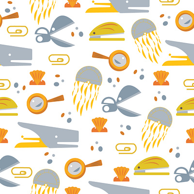 Pattern for stationery shop adobe illustrator branding design flat icon design iconography icons pack illustration minimal vector